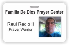 (image for) Familia De Dios Prayer Center Photo ID - Horizontal badge