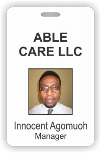 (image for) ABLE CARE LLC Photo Id - Vertical badge