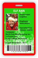 (image for) North Pole Manufacturing, Inc. Photo Id - Vertical badge