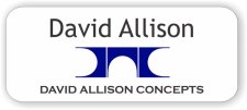 (image for) David Allison Concepts White Rounded Corners badge