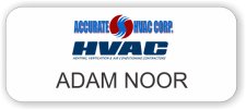 (image for) Accurate HVAC Corp. White Rounded Corners badge