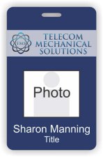 (image for) Telecom Mechanical Solutions Photo Id - Vertical badge