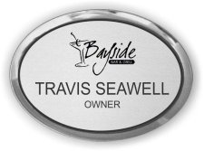 (image for) Bayside Bar & Grill Executive Silver Oval badge