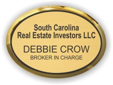 (image for) South Carolina Real Estate Investors LLC Executive Gold Oval badge