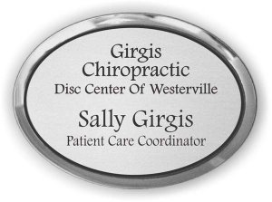 (image for) Girgis Chiropractic - Disc Center of Westerville Oval Executive Silver badge