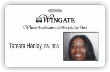 (image for) Wingate Healthcare Photo ID - Horizontal badge