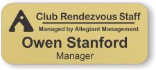 (image for) Allegiant Management, LLC Gold Round Corners badge