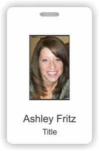 (image for) Ashley Fritz Photo Id - Vertical badge