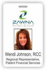(image for) Zawna Health Photo Id - Vertical badge