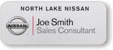 (image for) North Lake Nissan Silver Round Corners badge
