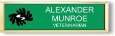 (image for) Forest Ave Vet Hospital Small Executive Gold Other badge