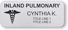 (image for) Inland Pulmonary Standard Silver badge