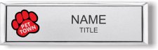 (image for) Pet Town Nutrition Small Executive Silver badge