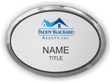 (image for) Paddy Blackard Realty Oval Executive Silver badge