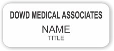 (image for) dowd medical associates Standard White badge