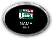 (image for) Charles Burt Realty Oval Executive Silver Other badge