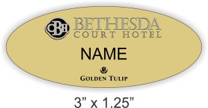 (image for) Bethesda Court Hotel Oval Gold badge