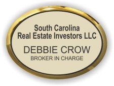(image for) South Carolina Real Estate Investors LLC Oval Executive Gold badge
