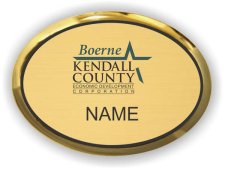 (image for) Kendall County Econ. Dev. Oval Executive Gold badge