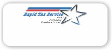 (image for) Rapid Tax Service White Rounded Corners badge