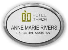 (image for) Hotel Ithaca Oval Executive Silver badge