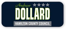(image for) Andrew Dollard Hamilton County Council Standard Black badge