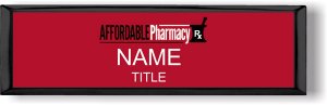 (image for) AFFORDABLE PHARMACY Small Executive Black Other badge