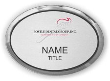 (image for) Postle Dental Group, Inc. Oval Executive Silver badge