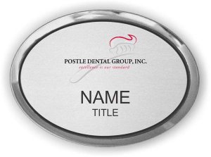 (image for) Postle Dental Group, Inc. Oval Executive Silver badge