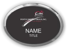 (image for) Postle Dental Group, Inc. Oval Executive Silver Other badge