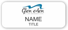 (image for) Glen Eden Standard White badge