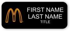 (image for) Jeremy Huddleson McDonalds Standard Black badge