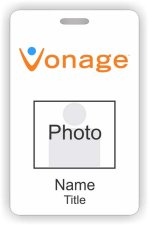 (image for) Vonage Photo ID Vertical badge