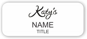 (image for) Katy\'s Hallmark Standard White badge