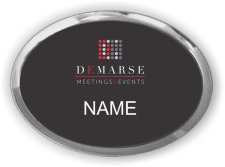 (image for) DeMarse Meetings & Events Oval Executive Silver badge