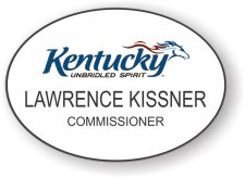 (image for) Commonwealth of Kentucky Oval White Badge