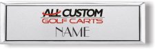(image for) All Custom Golf Carts Small Executive Silver badge