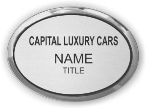 (image for) Capital Luxury Cars Oval Executive Silver badge