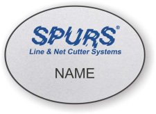 (image for) SPURS MARINE Oval Silver badge