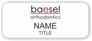 (image for) Baesel Orthodontics Standard White badge