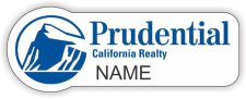 (image for) Prudential Shaped White badge