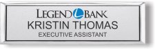 (image for) Legend Bank Small Executive Silver Badge (New Logo)
