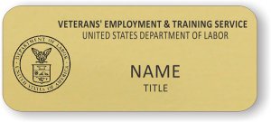 (image for) Department of Labor Standard Gold badge