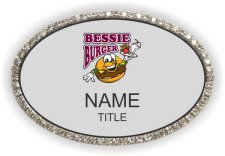 (image for) Bessie Burger Oval Silver badge