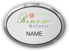 (image for) Renew Wellness Oval Executive Silver badge