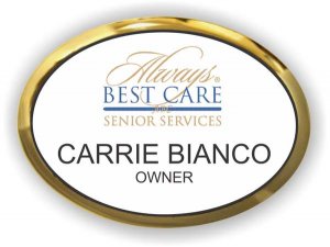 (image for) Always Best Care Executive Gold Oval badge