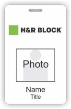 (image for) H&R Block Photo ID Vertical badge