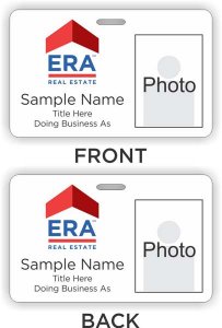 (image for) ERA Photo ID Horizontal Double Sided badge