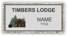 (image for) Timbers Lodge Bling Silver badge
