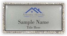 (image for) ATLANTIC FLORIDA PROPERTIES Bling Silver badge